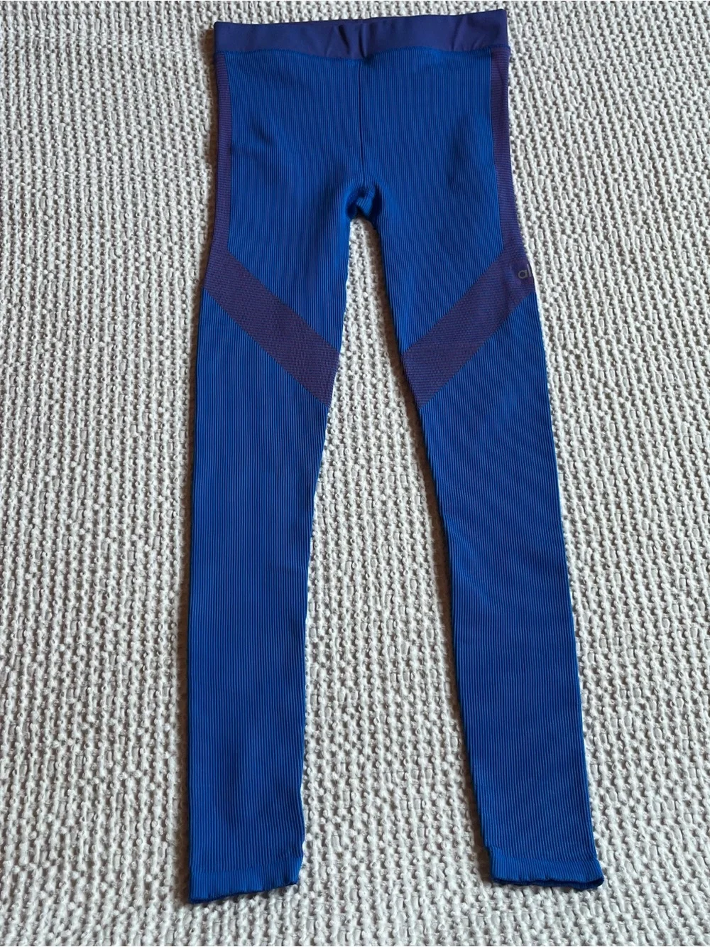 Alo Yoga Illusion Ribbed Seamless High Rise Athletic Leggings Size XS